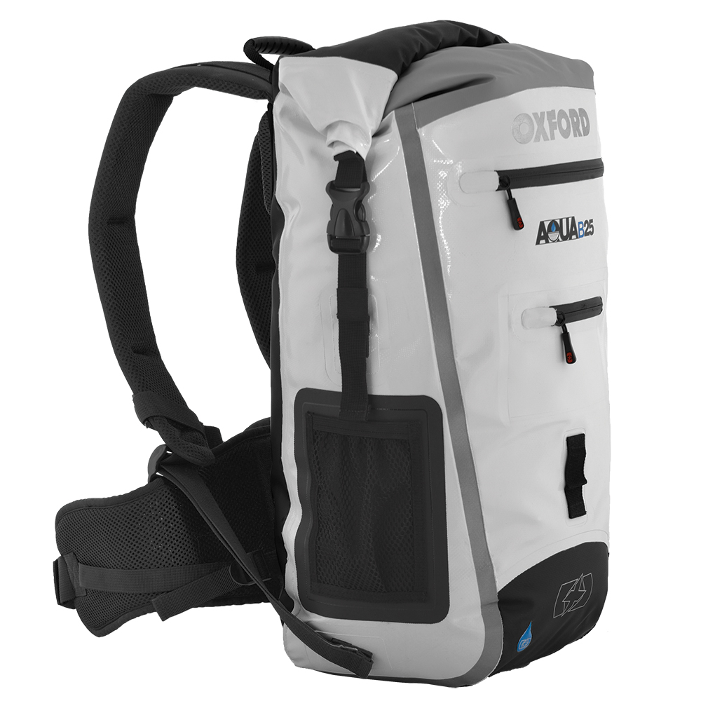 AQUA B-25 BACKPACK - WHITE/GREY
